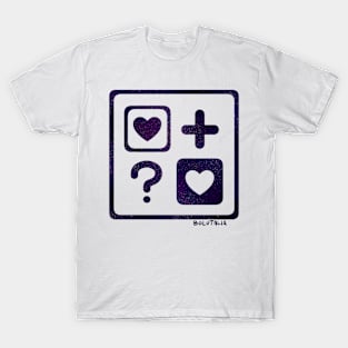 Love plus Love? Aesthetic white T-Shirt